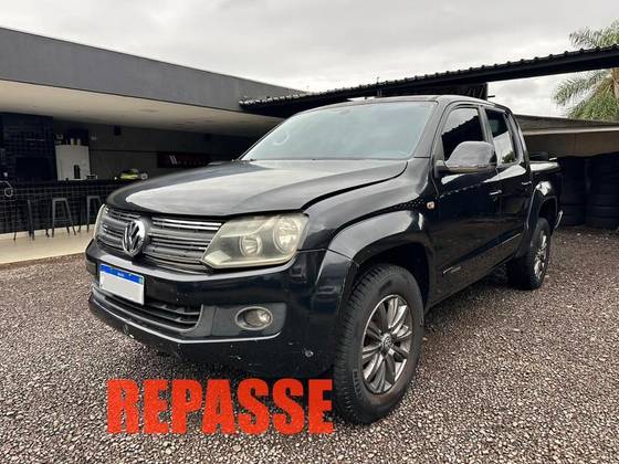 VOLKSWAGEN AMAROK 2.0 HIGHLINE 4X4 CD 16V TURBO INTERCOOLER DIESEL 4P AUTOMÁTICO VOLKSWAGEN AMAROK 2.0 HIGHLINE 4X4 CD 16V TURBO INTERCOOLER DIESEL 4P AUTOMÁTICO